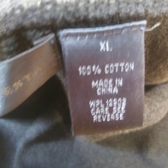 Oscar De La Renta mens   pullover gray sweater 1/4 zip 100% cotton  size   XL - Picture 6 of 15